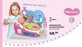 Aanbiedingen Nenuco pop inclusief kliniek - Nenuco - Geldig van 14/10/2017 tot 12/12/2017 bij Supra Bazar