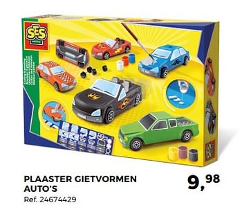 Aanbiedingen Plaaster gietvormen auto`s - SES - Geldig van 14/10/2017 tot 12/12/2017 bij Supra Bazar