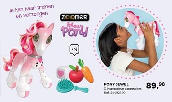 Aanbiedingen Pony jewel - Zoomer - Geldig van 14/10/2017 tot 12/12/2017 bij Supra Bazar