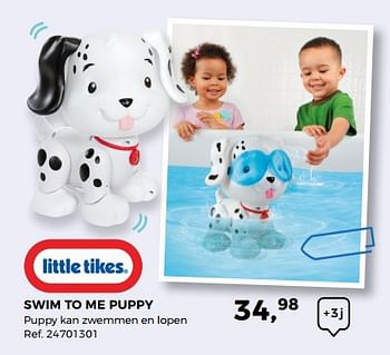 Aanbiedingen Swim to me puppy - Little Tikes - Geldig van 14/10/2017 tot 12/12/2017 bij Supra Bazar