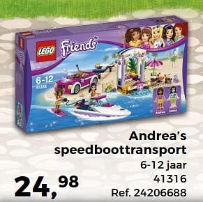 Aanbiedingen Andrea`s speedboottransport - Lego - Geldig van 14/10/2017 tot 12/12/2017 bij Supra Bazar