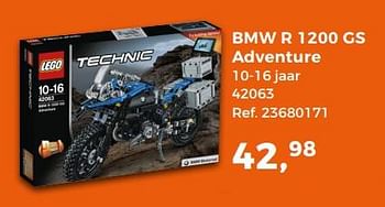 Aanbiedingen Bmw r 1200 gs adventure - Lego - Geldig van 14/10/2017 tot 12/12/2017 bij Supra Bazar