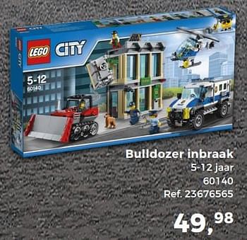 Aanbiedingen Bulldozer inbraak - Lego - Geldig van 14/10/2017 tot 12/12/2017 bij Supra Bazar