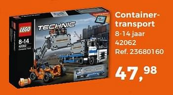 Aanbiedingen Containertransport - Lego - Geldig van 14/10/2017 tot 12/12/2017 bij Supra Bazar