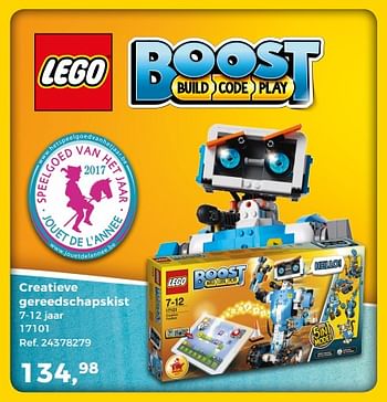 Aanbiedingen Creatieve gereedschapskist - Lego - Geldig van 14/10/2017 tot 12/12/2017 bij Supra Bazar