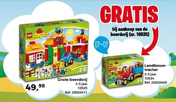 Aanbiedingen Grote boerderij - Lego - Geldig van 14/10/2017 tot 12/12/2017 bij Supra Bazar