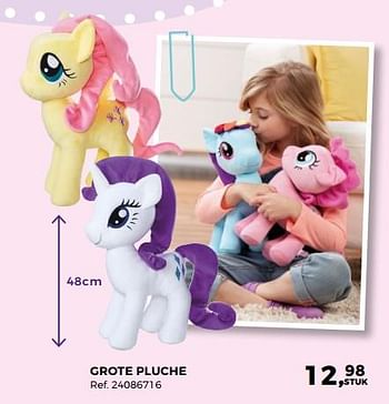 Aanbiedingen Grote pluche - My Little Pony - Geldig van 14/10/2017 tot 12/12/2017 bij Supra Bazar