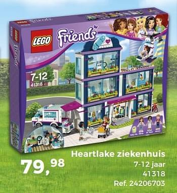 Aanbiedingen Heartlake ziekenhuis - Lego - Geldig van 14/10/2017 tot 12/12/2017 bij Supra Bazar