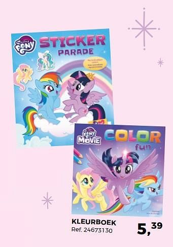 Aanbiedingen Kleurboek - My Little Pony - Geldig van 14/10/2017 tot 12/12/2017 bij Supra Bazar