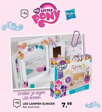 Aanbiedingen Led lampen slinger - My Little Pony - Geldig van 14/10/2017 tot 12/12/2017 bij Supra Bazar