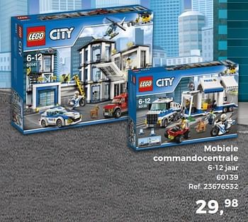 Aanbiedingen Mobiele commandocentrale - Lego - Geldig van 14/10/2017 tot 12/12/2017 bij Supra Bazar