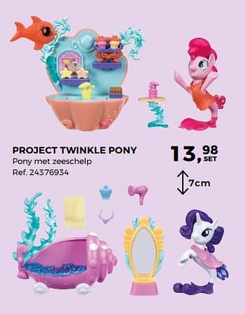 Aanbiedingen Project twinkle pony - Hasbro - Geldig van 14/10/2017 tot 12/12/2017 bij Supra Bazar