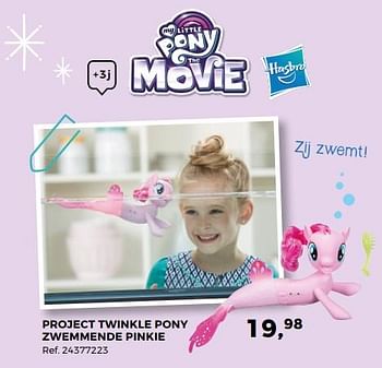 Aanbiedingen Project twinkle pony zwemmende pinkie - Hasbro - Geldig van 14/10/2017 tot 12/12/2017 bij Supra Bazar