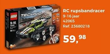 Aanbiedingen Rc rupsbandracer - Lego - Geldig van 14/10/2017 tot 12/12/2017 bij Supra Bazar