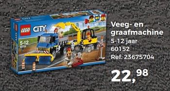 Aanbiedingen Veeg- en graafmachine - Lego - Geldig van 14/10/2017 tot 12/12/2017 bij Supra Bazar