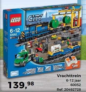 Aanbiedingen Vrachttrein - Lego - Geldig van 14/10/2017 tot 12/12/2017 bij Supra Bazar