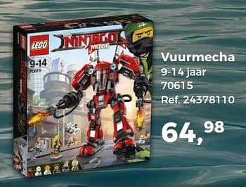 Aanbiedingen Vuurmecha - Lego - Geldig van 14/10/2017 tot 12/12/2017 bij Supra Bazar