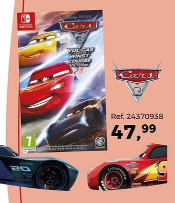 Aanbiedingen Cars 3 vol gas winst course victoire - Warner Brothers Interactive Entertainment - Geldig van 14/10/2017 tot 12/12/2017 bij Supra Bazar