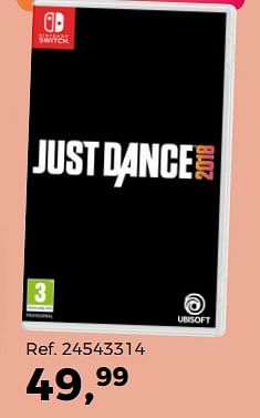 Aanbiedingen Just dance 2018 - Ubisoft - Geldig van 14/10/2017 tot 12/12/2017 bij Supra Bazar