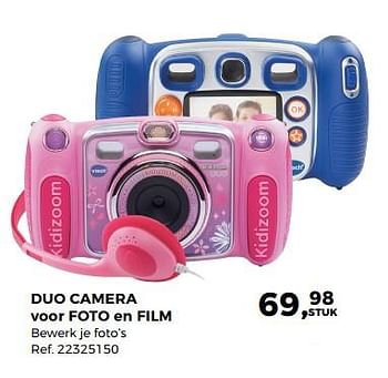 Aanbiedingen Kidizoom duo camera voor foto en film - Vtech - Geldig van 14/10/2017 tot 12/12/2017 bij Supra Bazar