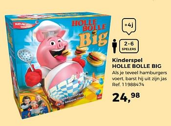 Aanbiedingen Kinderspel holle bolle big - Goliath - Geldig van 14/10/2017 tot 12/12/2017 bij Supra Bazar