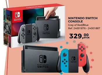 Aanbiedingen Nintendo switch console - Nintendo - Geldig van 14/10/2017 tot 12/12/2017 bij Supra Bazar