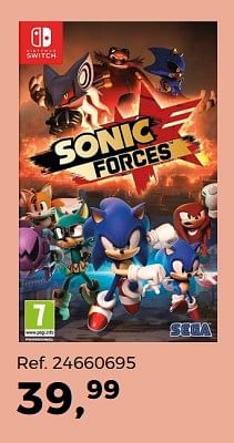 Aanbiedingen Sonic forces - Sega - Geldig van 14/10/2017 tot 12/12/2017 bij Supra Bazar