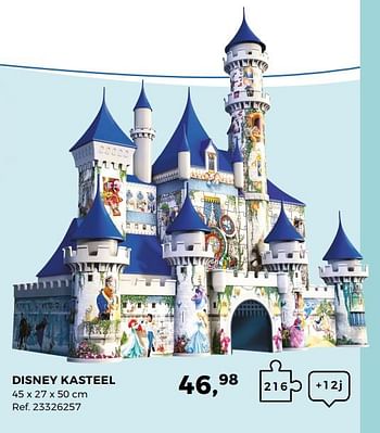 Aanbiedingen Disney kasteel - Ravensburger - Geldig van 14/10/2017 tot 12/12/2017 bij Supra Bazar