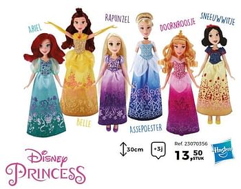 Aanbiedingen Disney princess - Hasbro - Geldig van 14/10/2017 tot 12/12/2017 bij Supra Bazar