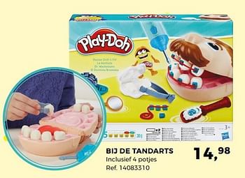 Aanbiedingen Play-doh bij de tandarts inclusief - Hasbro - Geldig van 14/10/2017 tot 12/12/2017 bij Supra Bazar