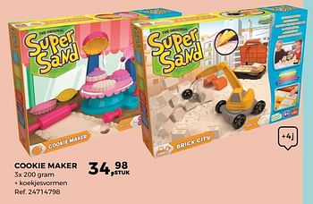 Aanbiedingen Super sand cokkie maker - Goliath - Geldig van 14/10/2017 tot 12/12/2017 bij Supra Bazar
