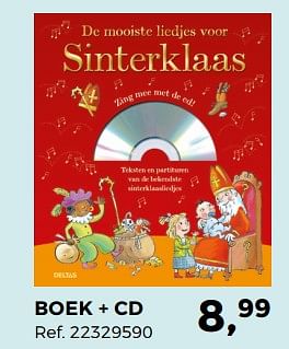 Aanbiedingen De mooiste liedjes voor sinterklaas boek + cd - Huismerk - Supra Bazar - Geldig van 14/10/2017 tot 12/12/2017 bij Supra Bazar
