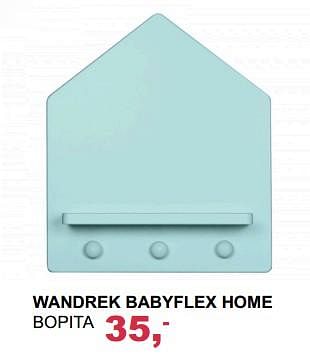 Aanbiedingen Wandrek babyflex home bopita - Bopita - Geldig van 15/10/2017 tot 04/11/2017 bij Baby & Tiener Megastore