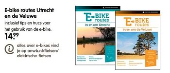 Aanbiedingen E-bike routes utrecht en de veluwe - E-Bike - Geldig van 16/10/2017 tot 29/10/2017 bij ANWB