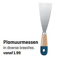 Aanbiedingen Plamuurmessen - Huismerk - Hubo  - Geldig van 16/10/2017 tot 29/10/2017 bij Hubo