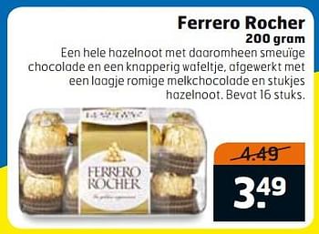 Aanbiedingen Ferrero rocher - Ferrero - Geldig van 17/10/2017 tot 29/10/2017 bij Trekpleister