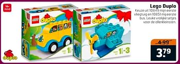 Aanbiedingen Lego duplo - Lego - Geldig van 17/10/2017 tot 29/10/2017 bij Trekpleister