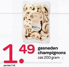 Aanbiedingen Gesneden champignons - Huismerk - Spar  - Geldig van 19/10/2017 tot 01/11/2017 bij Spar