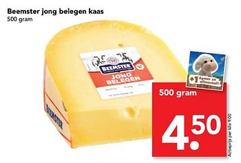 Aanbiedingen Beemster jong belegen kaas - Beemster - Geldig van 22/10/2017 tot 28/10/2017 bij Deen Supermarkten