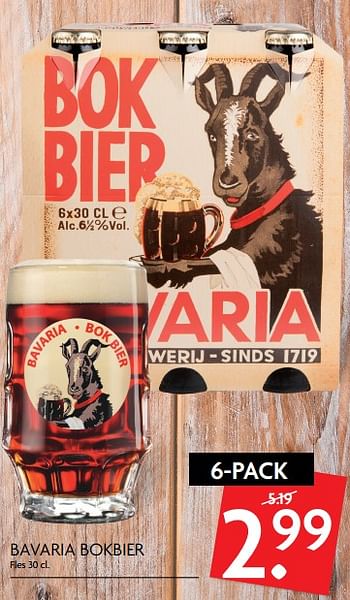 Aanbiedingen Bavaria bokbier - Bavaria - Geldig van 22/10/2017 tot 28/10/2017 bij Deka Markt