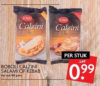 Aanbiedingen Boboli calzini salami of kebab - Boboli - Geldig van 22/10/2017 tot 28/10/2017 bij Deka Markt