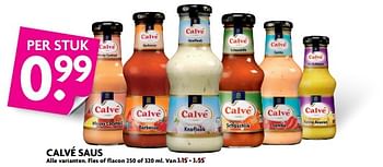 Aanbiedingen Calvé saus - Calve - Geldig van 22/10/2017 tot 28/10/2017 bij Deka Markt