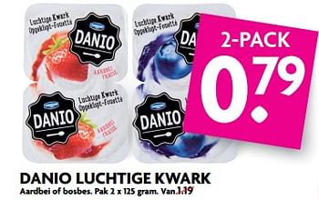 Aanbiedingen Danio luchtige kwark - Danio - Geldig van 22/10/2017 tot 28/10/2017 bij Deka Markt