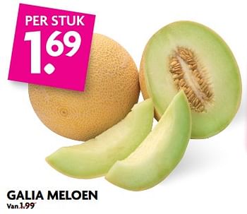 Aanbiedingen Galia meloen - Huismerk - Deka Markt - Geldig van 22/10/2017 tot 28/10/2017 bij Deka Markt