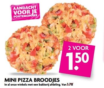 Aanbiedingen Mini pizza broodjes - Huismerk - Deka Markt - Geldig van 22/10/2017 tot 28/10/2017 bij Deka Markt