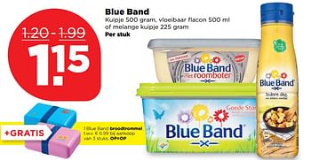 Aanbiedingen Blue band - Blue Band - Geldig van 22/10/2017 tot 28/10/2017 bij Plus