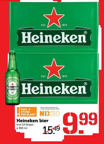 Aanbiedingen Heineken bier - Heineken - Geldig van 23/10/2017 tot 29/10/2017 bij Coop