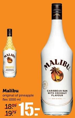 Aanbiedingen Malibu - Malibu - Geldig van 23/10/2017 tot 29/10/2017 bij Coop