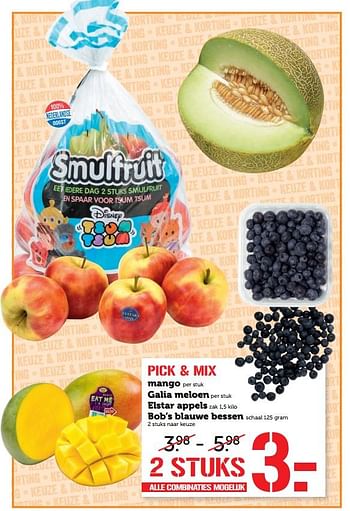 Aanbiedingen Pick + mix - Huismerk - Coop - Geldig van 23/10/2017 tot 29/10/2017 bij Coop