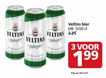 Aanbiedingen Veltins bier - Veltins - Geldig van 23/10/2017 tot 29/10/2017 bij Jan Linders